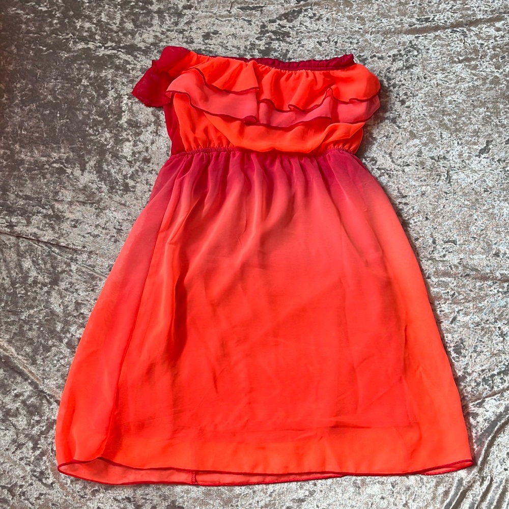 Maurice’s Pink & Orange Ombré Dress